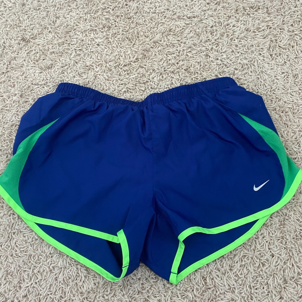 Blue Nike running shorts size medium